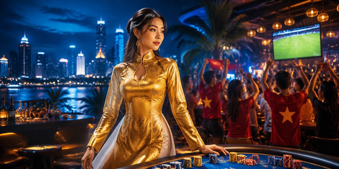 Người chơi áo dài tham gia card game trong không khí lễ hội tại TP. Hồ Chí Minh